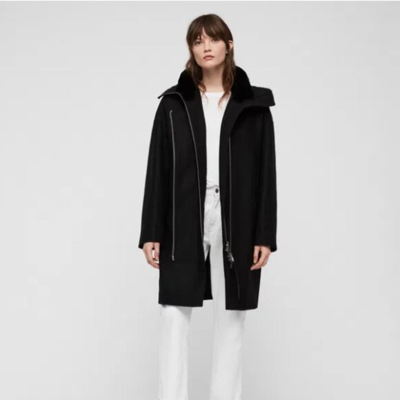 All Saints Italian wool Parka - Picture 1 of 6